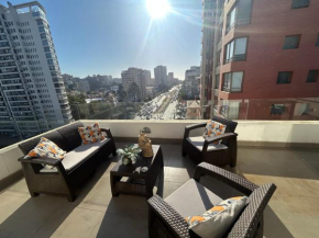 Enorme terraza, a cuadras de la Quinta Vergara y Reloj de Flores